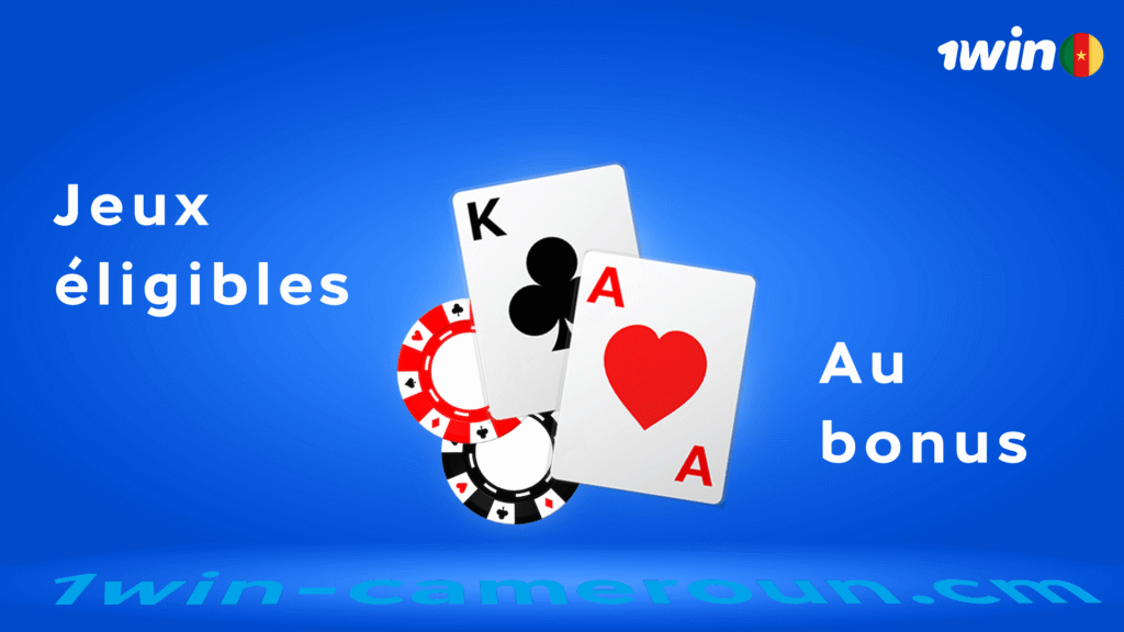 Jeux éligibles bonus sans dépôt 1win