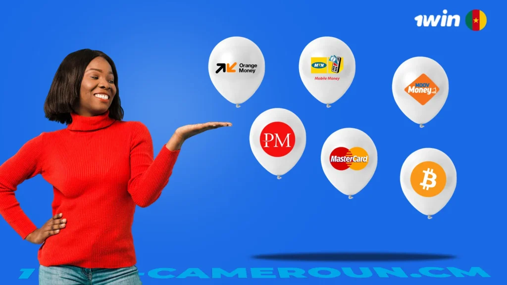 Les moyens de paiement sur 1win Cameroun Apk