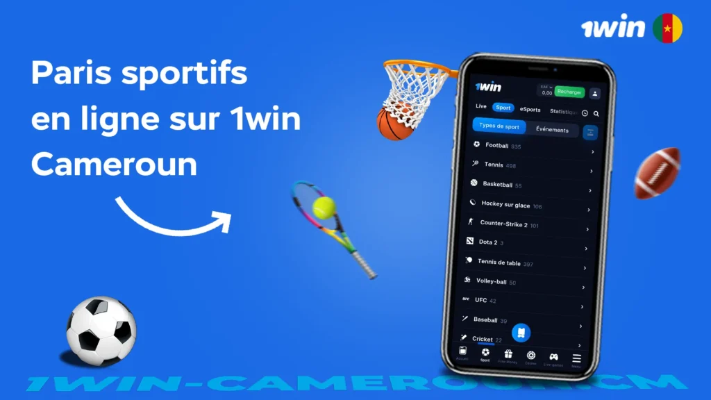 paris sportifs en ligne sur 1win Cameroun