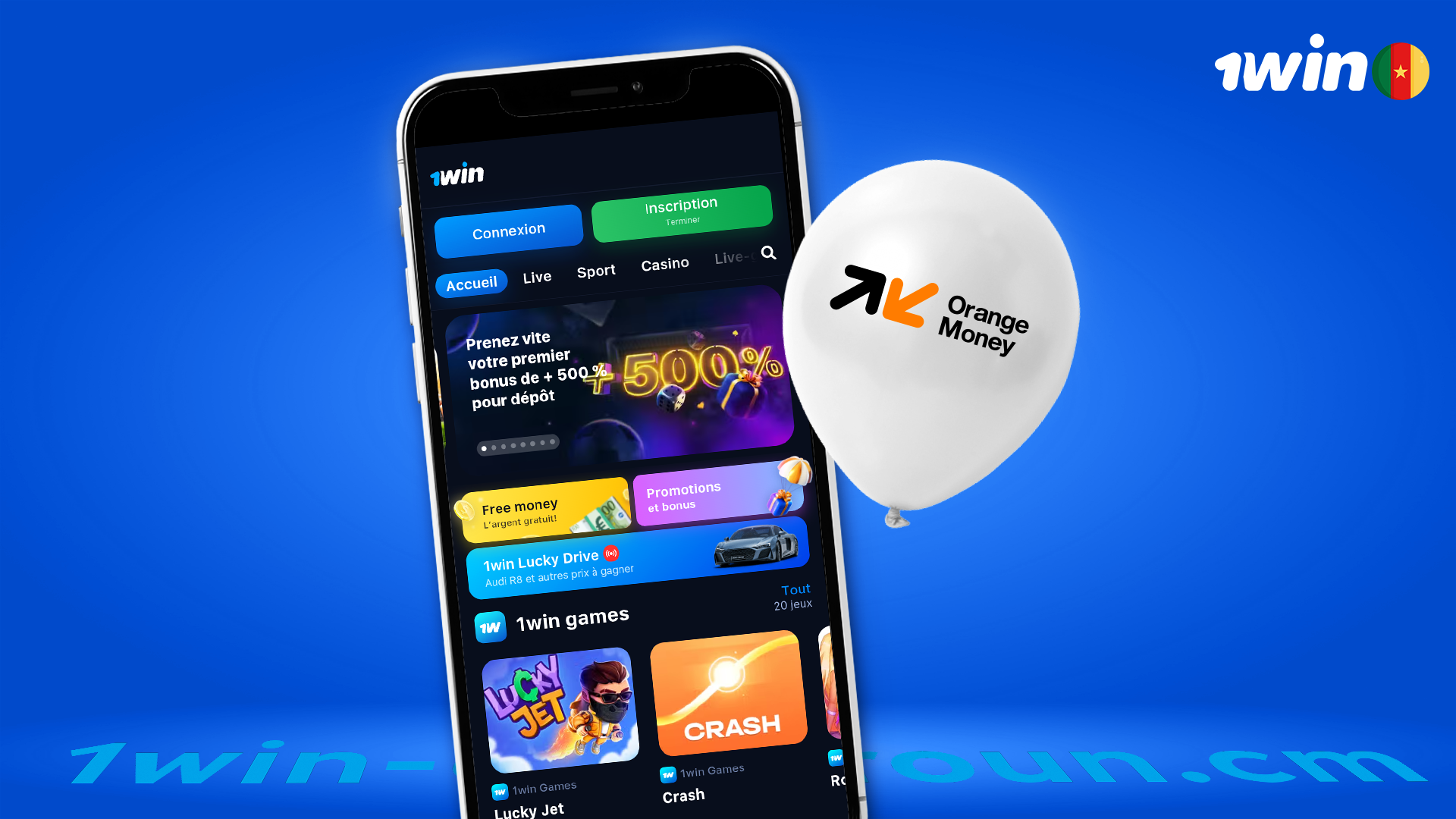 Présentation de 1win et Orange Money